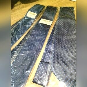 Men's Blue Ties Set (3pcs)